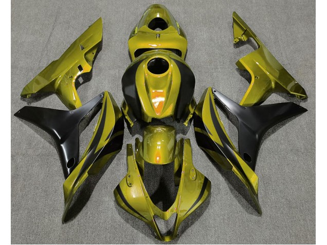Stile Verde Oliva OEM 2007-2008 Honda CBR600RR Carene Moto Stile Verde Oliva OEM 2007-2008 Honda CBR600RR Carene Moto