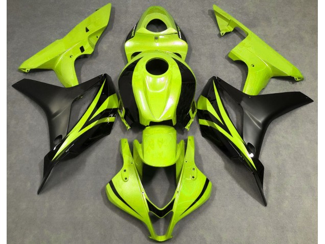 Stile Verde Perla OEM 2007-2008 Honda CBR600RR Carene Moto Stile Verde Perla OEM 2007-2008 Honda CBR600RR Carene Moto