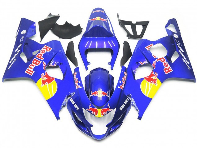 Stile Vibrante Blu Rosso Toro 2004-2005 Suzuki GSXR 600-750 Carene Moto Stile Vibrante Blu Rosso Toro 2004-2005 Suzuki GSXR 600-750 Carene Moto