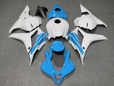 Striscia Laterale Azzurra & Bianca 2009-2012 Honda CBR600RR Carene Moto