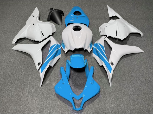 Striscia Laterale Azzurra & Bianca 2009-2012 Honda CBR600RR Carene Moto Striscia Laterale Azzurra & Bianca 2009-2012 Honda CBR600RR Carene Moto