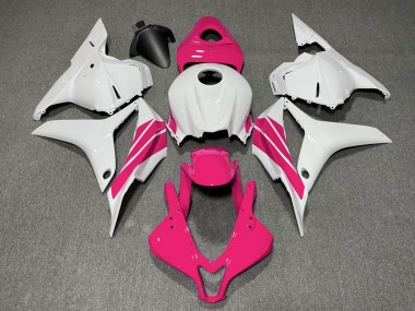 Striscia Laterale Rosa & Bianca 2009-2012 Honda CBR600RR Carene Moto