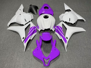 Striscia Laterale Viola & Bianca 2009-2012 Honda CBR600RR Carene Moto