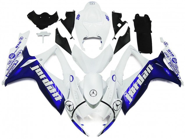 Style Brillant Bleu Et Blanc Jordan 2006-2007 Suzuki GSXR 600-750 Carene Moto Style Brillant Bleu Et Blanc Jordan 2006-2007 Suzuki GSXR 600-750 Carene Moto