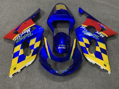 Telefonica 2001-2003 Suzuki GSXR 600-750 Carene Moto