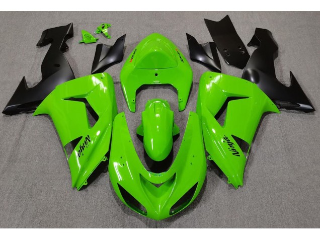 Verde 2006-2007 Kawasaki ZX10R Carene Moto Verde 2006-2007 Kawasaki ZX10R Carene Moto