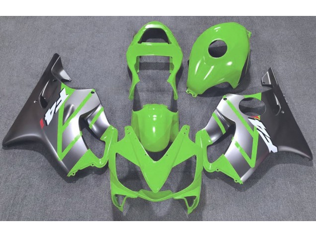 Verde & Argento Opaco 2001-2003 Honda CBR600 F4i Carene Moto