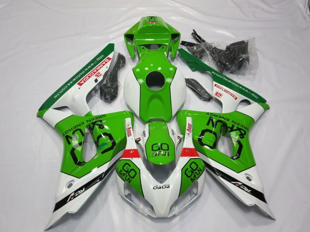 Verde & Bianco 2006-2007 Honda CBR1000RR Carene Moto Verde & Bianco 2006-2007 Honda CBR1000RR Carene Moto