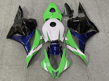 Verde & Bianco 2009-2012 Honda CBR600RR Carene Moto