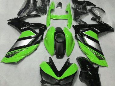 Verde Brillante Yamalube 2015-2018 Yamaha R3 Carene Moto