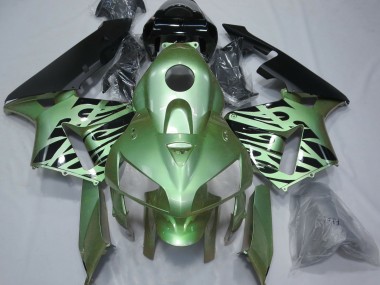 Verde Chiaro Fiamma 2005-2006 Honda CBR600RR Carene Moto