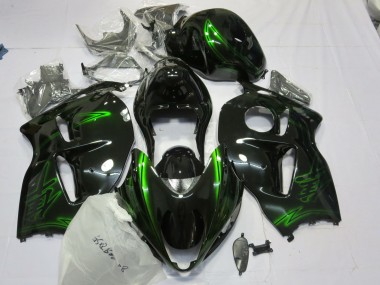 Verde Elettrico 1997-2007 Suzuki GSXR 1300 Carene Moto