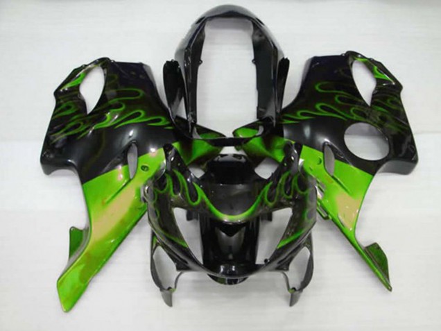 Verde Fiamma 1999-2000 Honda CBR600 F4 Carene Moto Verde Fiamma 1999-2000 Honda CBR600 F4 Carene Moto