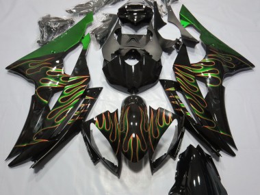 Verde Fiamma 2008-2016 Yamaha R6 Carene Moto