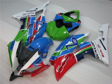 Verde Fiat 2008-2016 Yamaha R6 Carene Moto