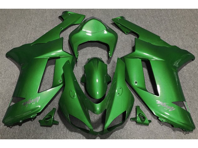Verde Foresta 2007-2008 Kawasaki ZX6R Carene Moto Verde Foresta 2007-2008 Kawasaki ZX6R Carene Moto