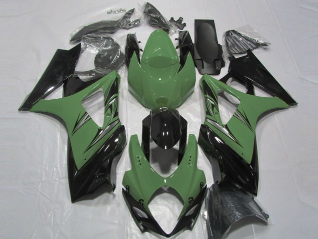 Verde Foresta & Nero 2007-2008 Suzuki GSXR 1000 Carene Moto Verde Foresta & Nero 2007-2008 Suzuki GSXR 1000 Carene Moto