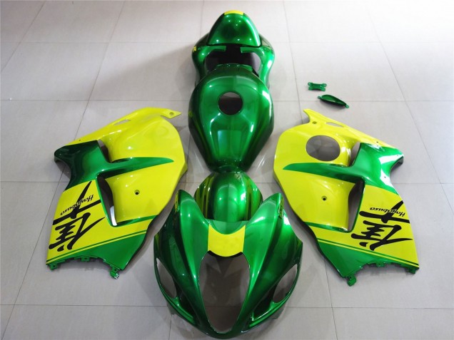 Verde & Giallo 1997-2007 Suzuki GSXR 1300 Carene Moto Verde & Giallo 1997-2007 Suzuki GSXR 1300 Carene Moto