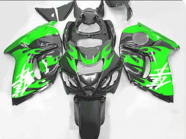 Verde & Grigio 2008-2020 Suzuki GSXR 1300 Carene Moto Verde & Grigio 2008-2020 Suzuki GSXR 1300 Carene Moto