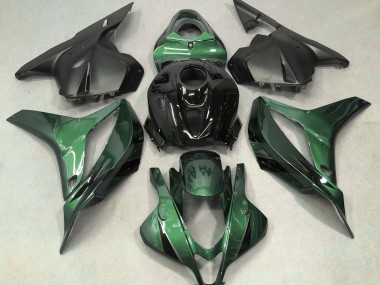 Verde Intenso Con Nero 2009-2012 Honda CBR600RR Carene Moto