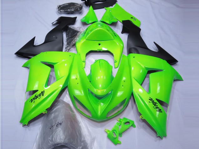 Verde Lime 2006-2007 Kawasaki ZX10R Carene Moto Verde Lime 2006-2007 Kawasaki ZX10R Carene Moto