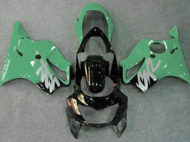 Verde Lucido 1999-2000 Honda CBR600 F4 Carene Moto