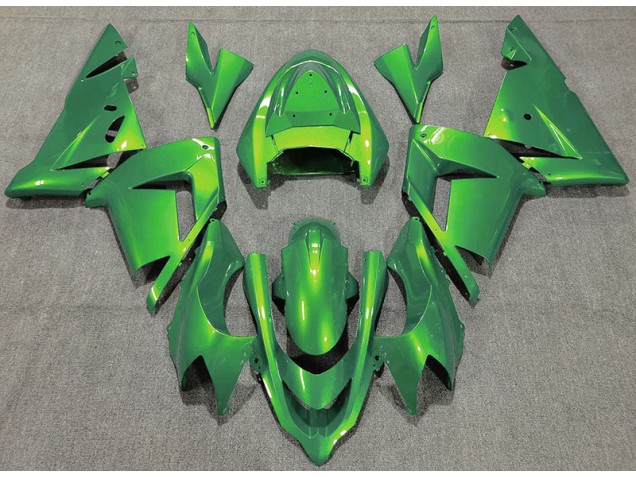 Verde Lucido 2004-2005 Kawasaki ZX10R Carene Moto Verde Lucido 2004-2005 Kawasaki ZX10R Carene Moto