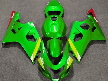 Verde Lucido 2004-2005 Suzuki GSXR 600-750 Carene Moto