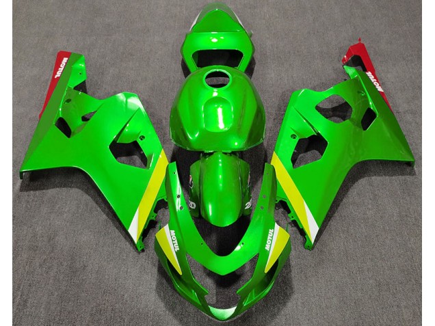 Verde Lucido 2004-2005 Suzuki GSXR 600-750 Carene Moto Verde Lucido 2004-2005 Suzuki GSXR 600-750 Carene Moto