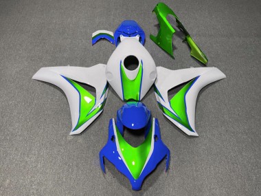 Verde Lucido & Blu 2008-2011 Honda CBR1000RR Carene Moto