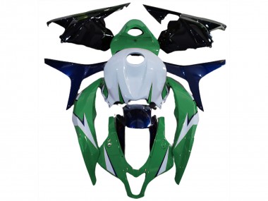 Verde Lucido & Blu 2009-2012 Honda CBR600RR Carene Moto