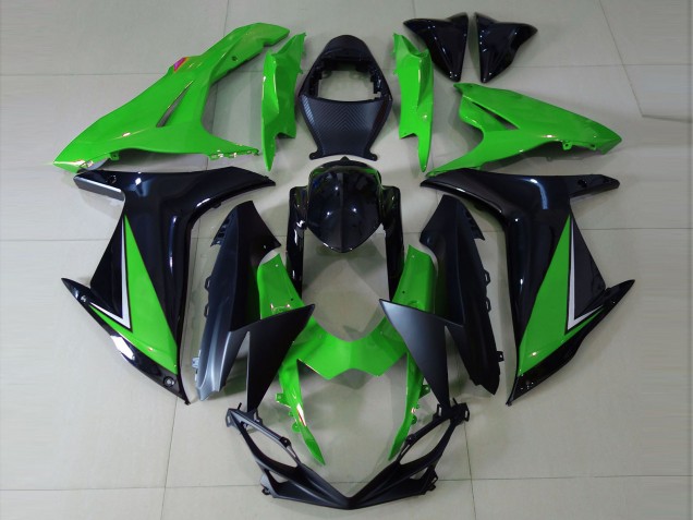 Verde Lucido & Nero 2011-2024 Suzuki GSXR 600-750 Carene Moto Verde Lucido & Nero 2011-2024 Suzuki GSXR 600-750 Carene Moto