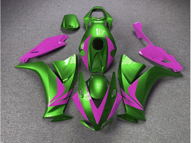 Verde Lucido & Rosa 2012-2016 Honda CBR1000RR Carene Moto Verde Lucido & Rosa 2012-2016 Honda CBR1000RR Carene Moto