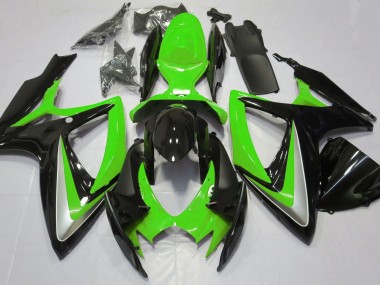 Verde Lucido Rovinato 2006-2007 Suzuki GSXR 600-750 Carene Moto