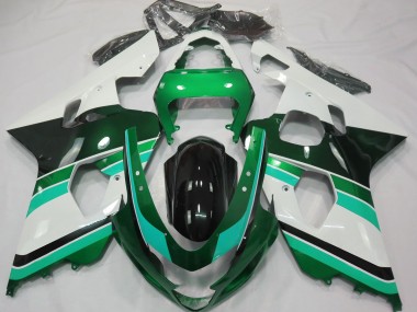 Verde Lucido & Verde 2004-2005 Suzuki GSXR 600-750 Carene Moto