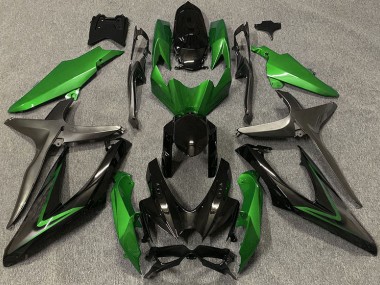 Verde Lucido & Verde R 2008-2010 Suzuki GSXR 600-750 Carene Moto
