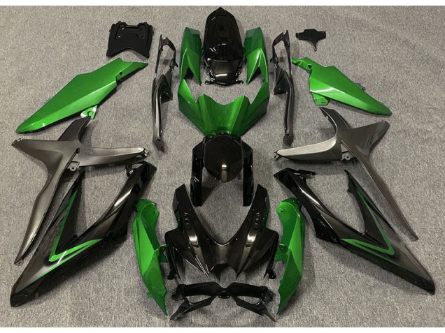 Verde Lucido & Verde R 2008-2010 Suzuki GSXR 600-750 Carene Moto Verde Lucido & Verde R 2008-2010 Suzuki GSXR 600-750 Carene Moto