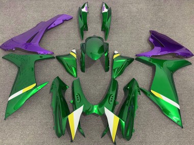 Verde Lucido & Viola 2011-2024 Suzuki GSXR 600-750 Carene Moto