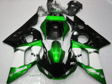 Verde Metallizzato 1998-2002 Yamaha R6 Carene Moto