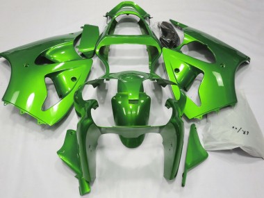 Verde Metallizzato 2000-2002 Kawasaki ZX6R Carene Moto