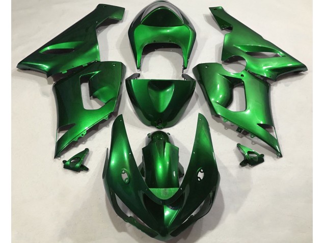 Verde Metallizzato 2005-2006 Kawasaki ZX6R Carene Moto Verde Metallizzato 2005-2006 Kawasaki ZX6R Carene Moto
