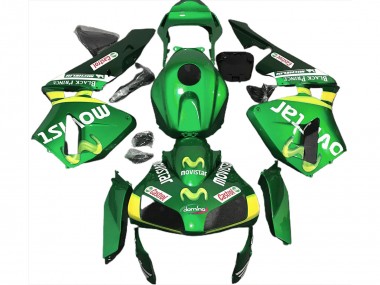 Verde Movistar 2003-2004 Honda CBR600RR Carene Moto