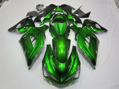 Verde Nero 2012-2021 Kawasaki ZX14R Carene Moto