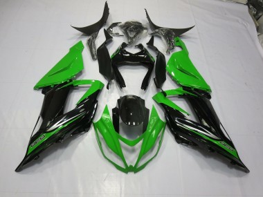 Verde Nero 2013-2018 Kawasaki ZX6R Carene Moto