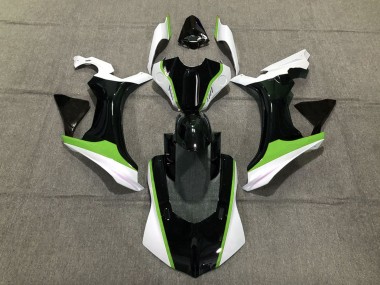 Verde Nero & Bianco 2015-2019 Yamaha R1 Carene Moto