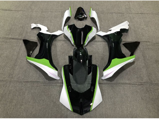 Verde Nero & Bianco 2015-2019 Yamaha R1 Carene Moto Verde Nero & Bianco 2015-2019 Yamaha R1 Carene Moto