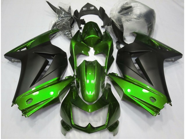 Verde & Nero Opaco 2008-2012 Kawasaki Ninja 250 Carene Moto Verde & Nero Opaco 2008-2012 Kawasaki Ninja 250 Carene Moto