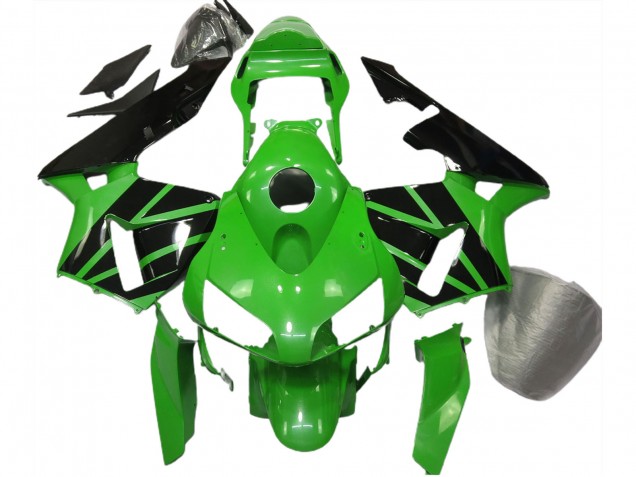 Verde Nero Senza Decalcomanie 2003-2004 Honda CBR600RR Carene Moto Verde Nero Senza Decalcomanie 2003-2004 Honda CBR600RR Carene Moto
