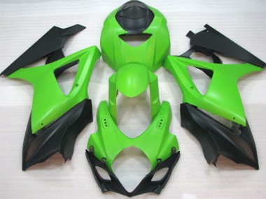 Verde Opaco 2007-2008 Suzuki GSXR 1000 Carene Moto
