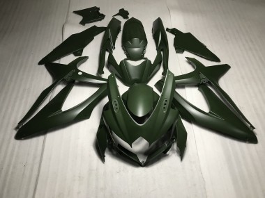 Verde Opaco 2008-2010 Suzuki GSXR 600-750 Carene Moto